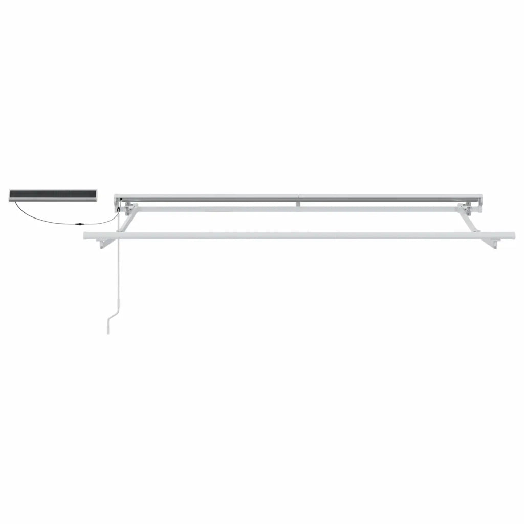 Tettuccio Elettrico Retrattile Rosso e Bianco 2,5 x 2 m 3421702