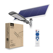 Lampione solare LED 60W 4300lm 5000K IP65 con telecomando Videx