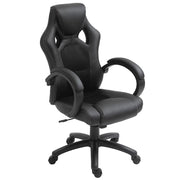 SEDIA DA UFFICIO STILE GAMING NERO