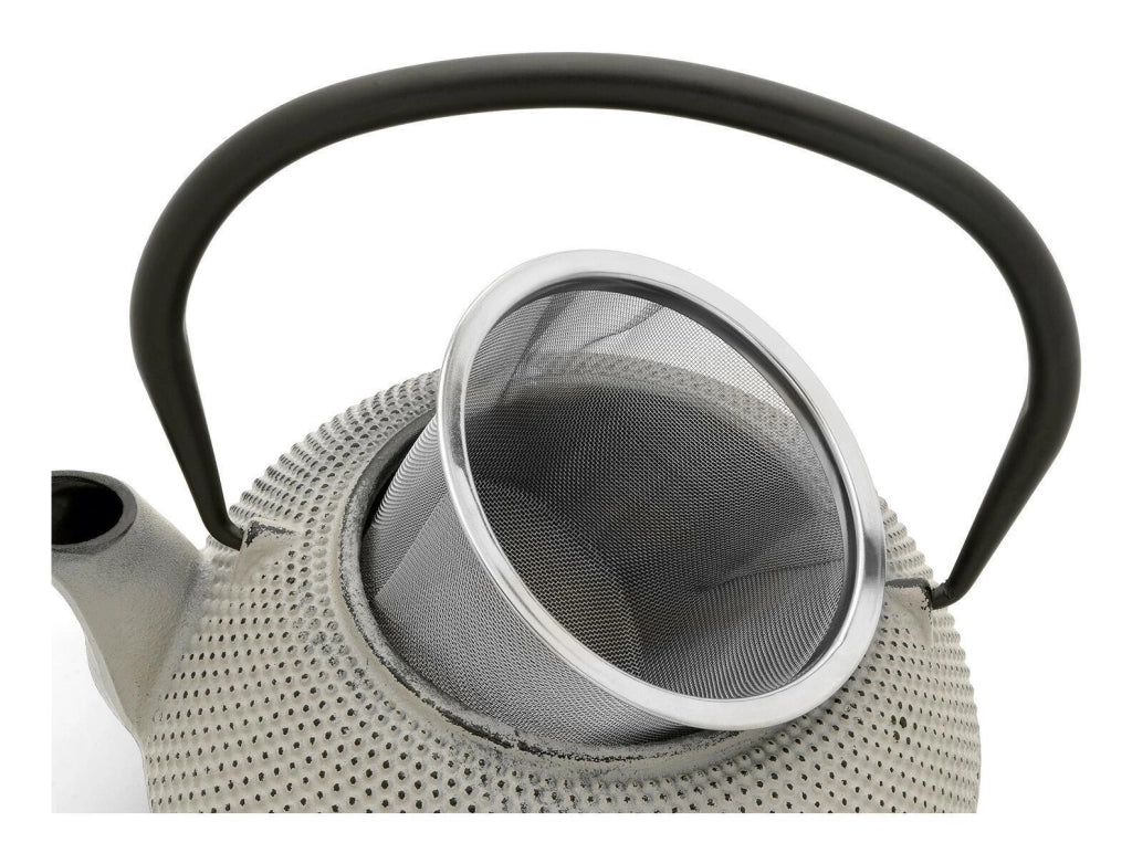 Bredemeijer 153019 Asia Jang Teiera in ghisa con filtro 1100 ml colore Grigio cemento