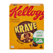 Kellogg's krave choco nut in confezione da 375 grammi