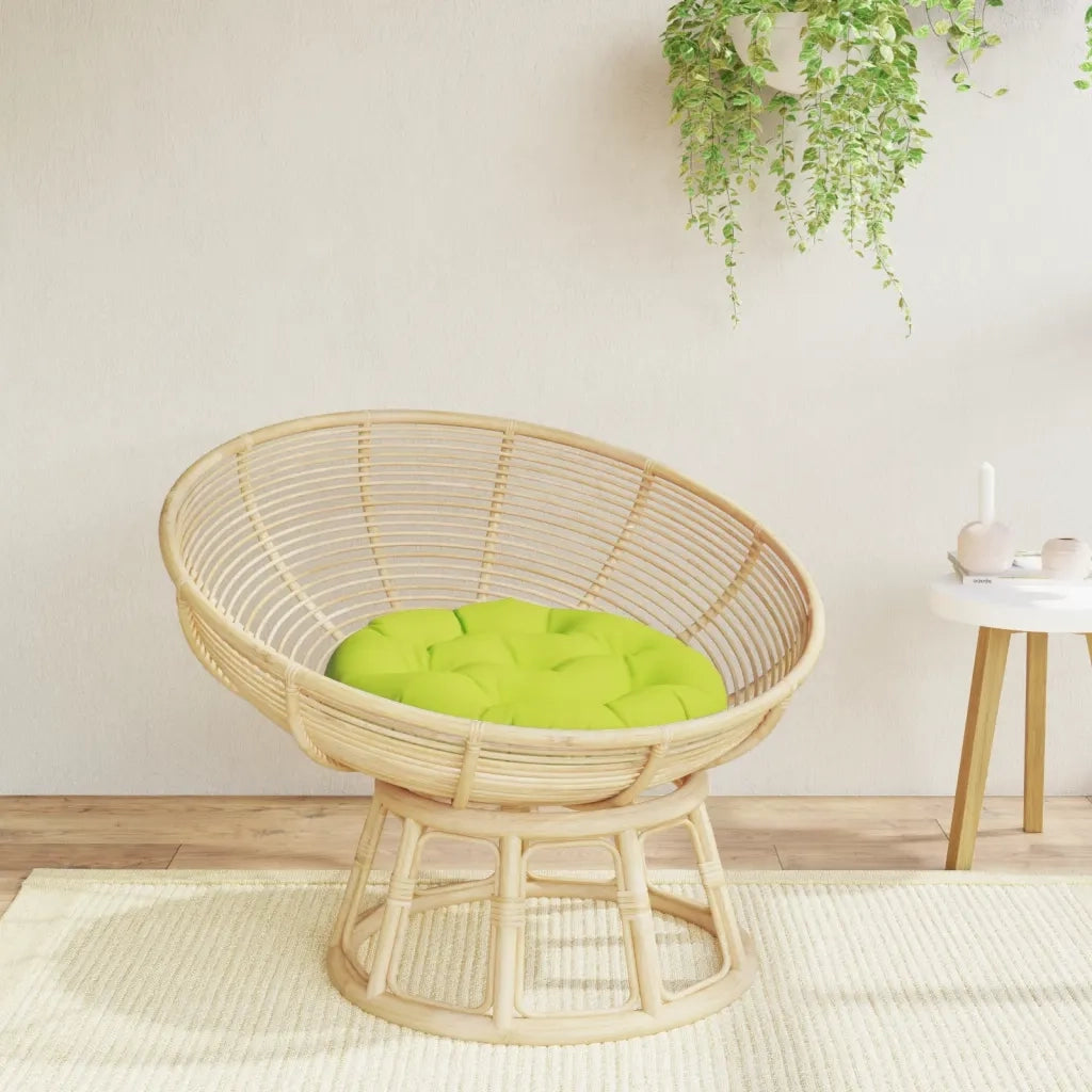 Cuscino Rotondo Verde Chiaro ? 60x11 cm in Tessuto Oxford