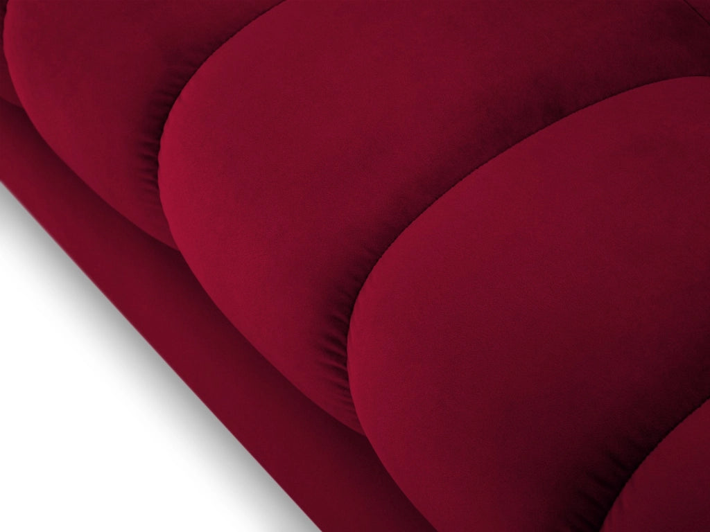 Cosmopolitan Design - Divano "Bali" 2 posti in velluto rosso 