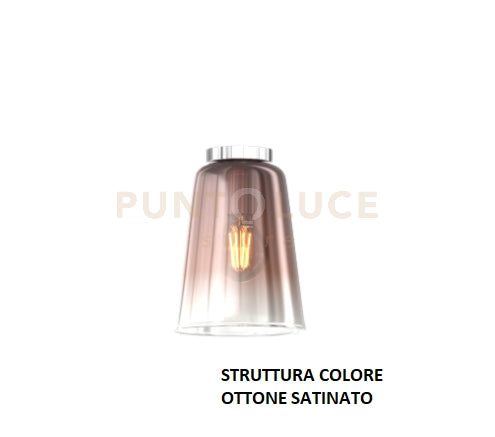 PLAFONIERA OTTONE SAT. 1 LUCE RAME 1164OS-PL1-RA