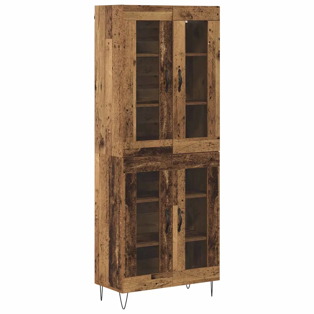 Credenza Legno vecchio 69,5 x 34 x 180 cm Legno multistrato