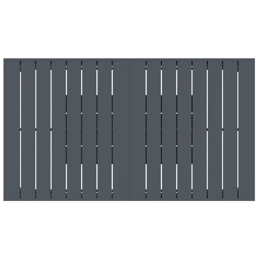 Set da Pranzo per Giardino 7 pcs Grigio polyrattan 3378826