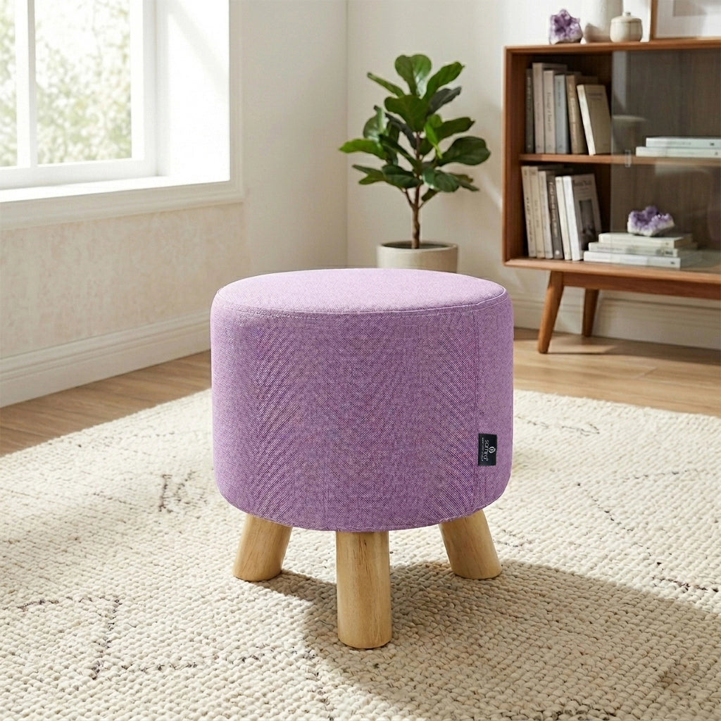Pouf divano, pouf poggiapiedi lilla – Nemo - SG47NEPL