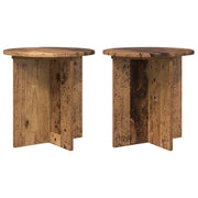 Supporto per piante | Sostegno per piante 2 pz Legno antico 40 x 40 x 40 cm
