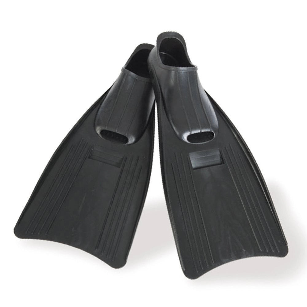 Trade Shop - Set Maschera Boccaio Pinne Per Immersioni Snorkeling Sub Mare Piscina Nero -