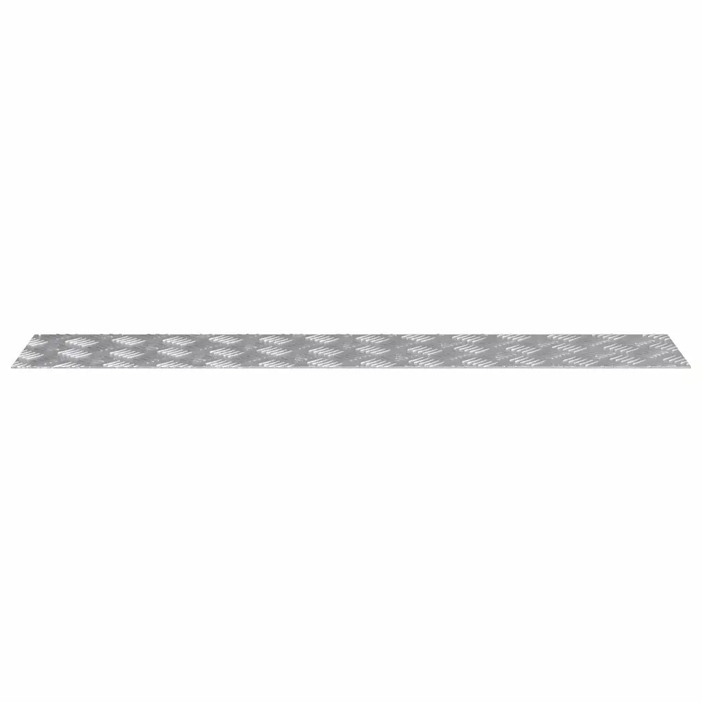 Gradini per Scale 4 pcs Argento 100 x 20 cm Alluminio 4104268