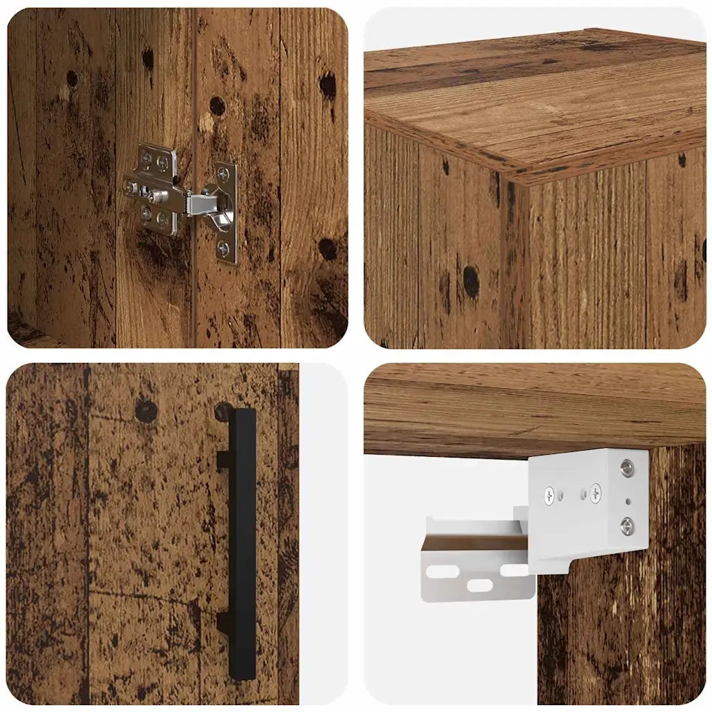 Pensile Legno vecchio 34,5 x 34 x 90 cm Legno multistrato 882613