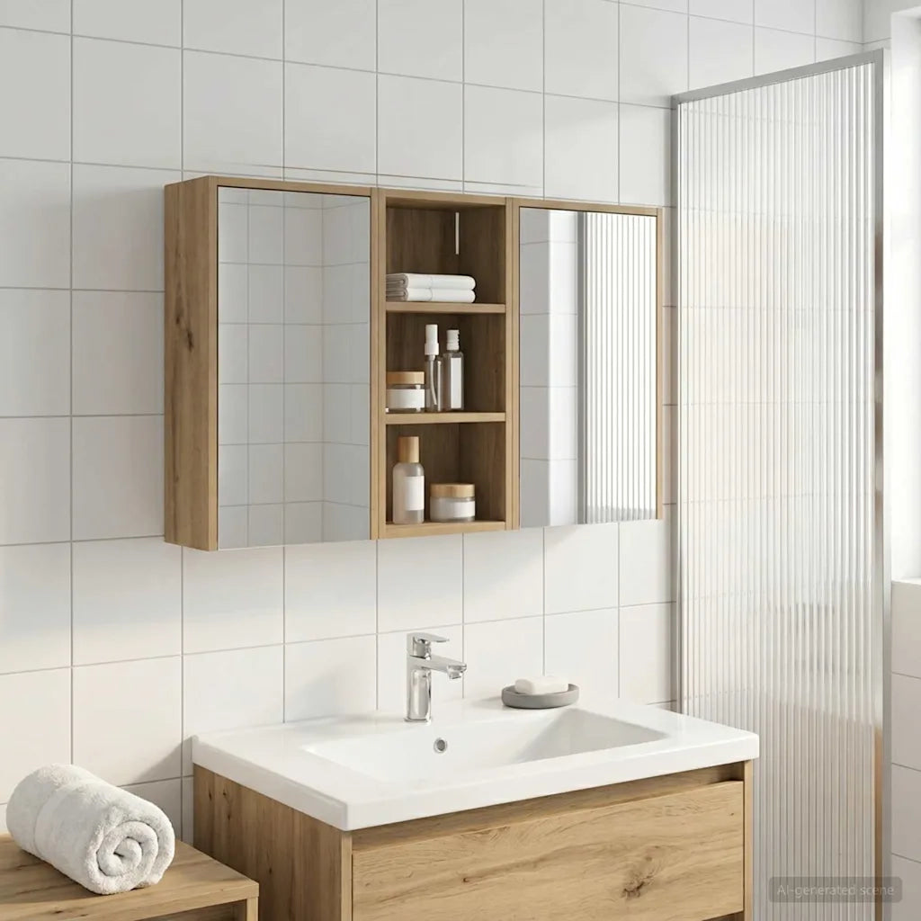 Set di Armadi da Bagno 3 pcs 116 x 16 x 62,5 cm 3403815