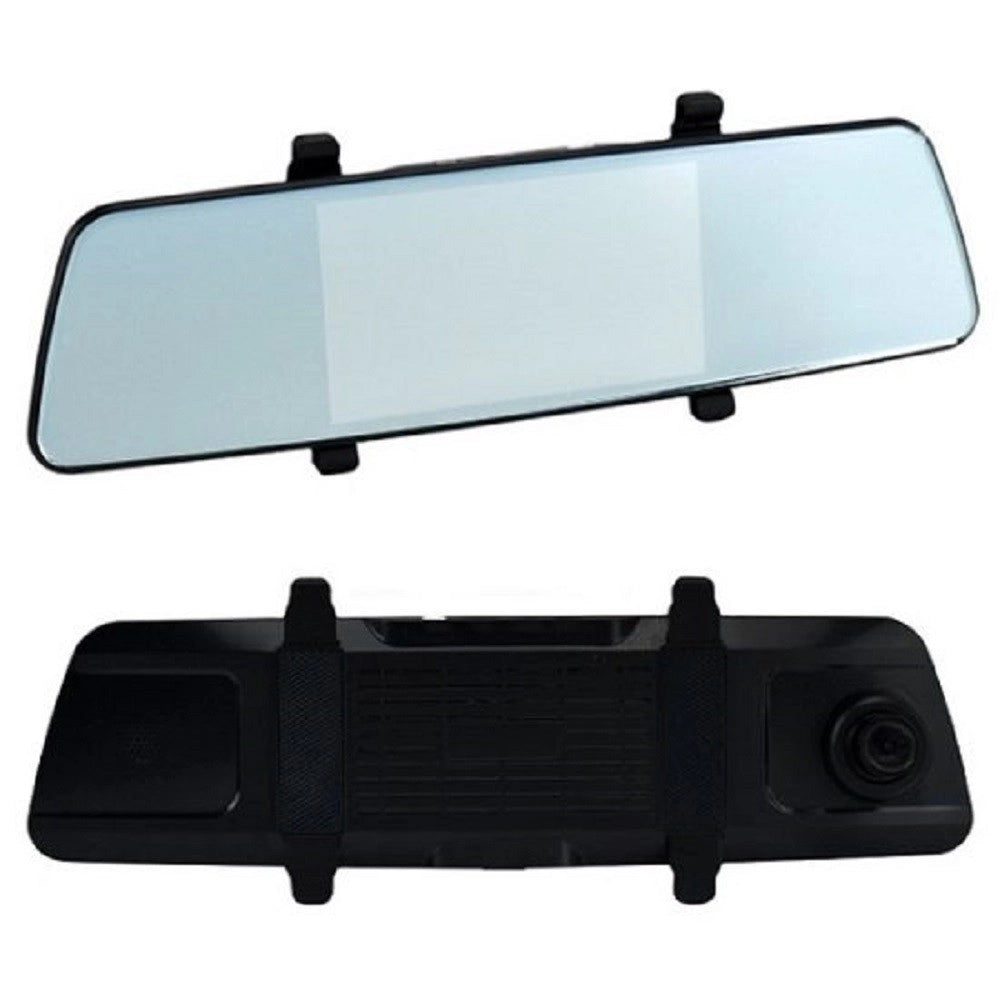 Trade Shop - Videocamera Dash Cam Per Auto 5,5" Touch Screen Specchietto Retrovisore Q-ca579 -