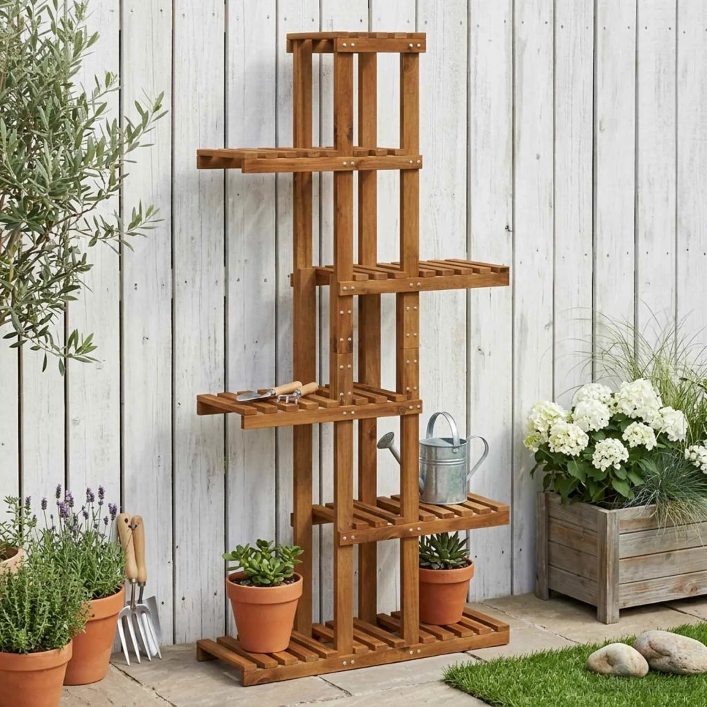 Supporto per piante Naturale 68 x 23,5 x 140 cm 903096