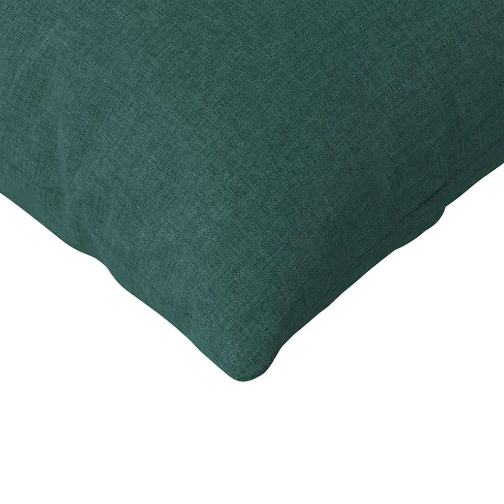 Cuscini da Divano 2 pz | Cuscini per sedie Verde Scuro 145 x 40 cm Tessuto
