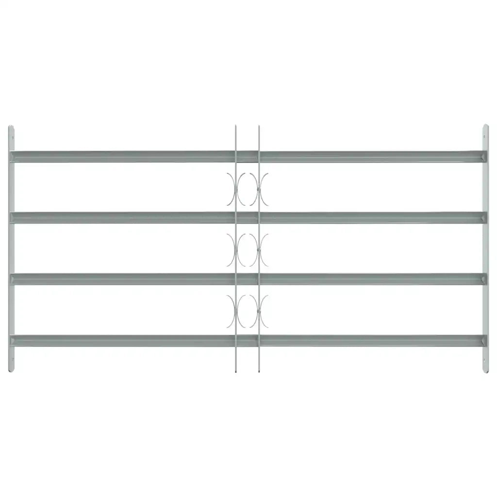 Grate per Finestre Regolabili 4 Barre Trasversali 700-1050 mm 141386