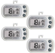 Set di Termometri Digitali per Congelatore e Cucina da 4 pezzi con Display LCD - Funzione Massimo/Minimo