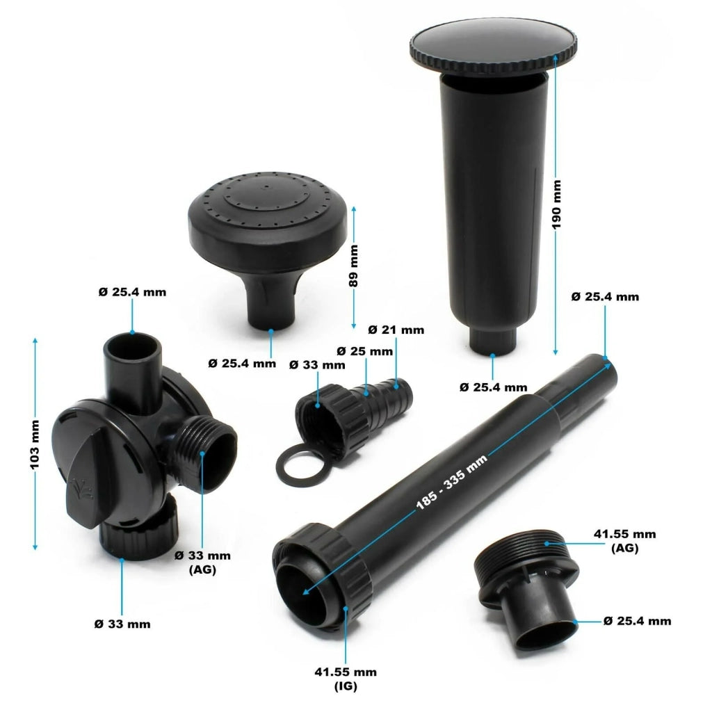 Filtro per fontana UV 4800 litri all'ora con prevalenza di 4 m (16_0002684)