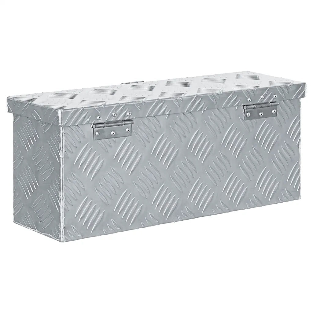 Cassetta in Alluminio 48,5x14x20 cm Argento 142935