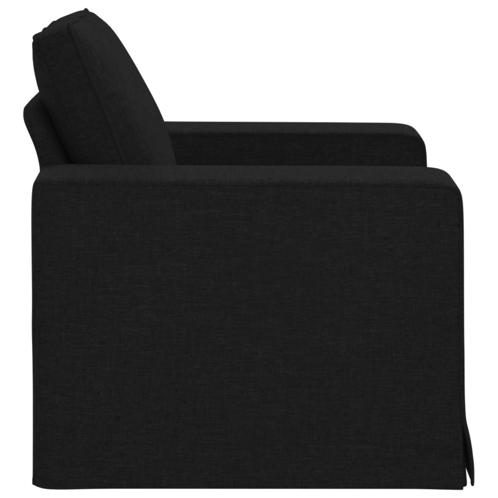 Divano Nero 103 x 80 x 82 cm Tessuto