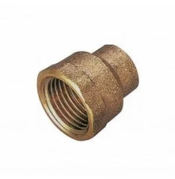 Manicotto f/f in bronzo a saldar e d.12x1/2  b08m3twkr3