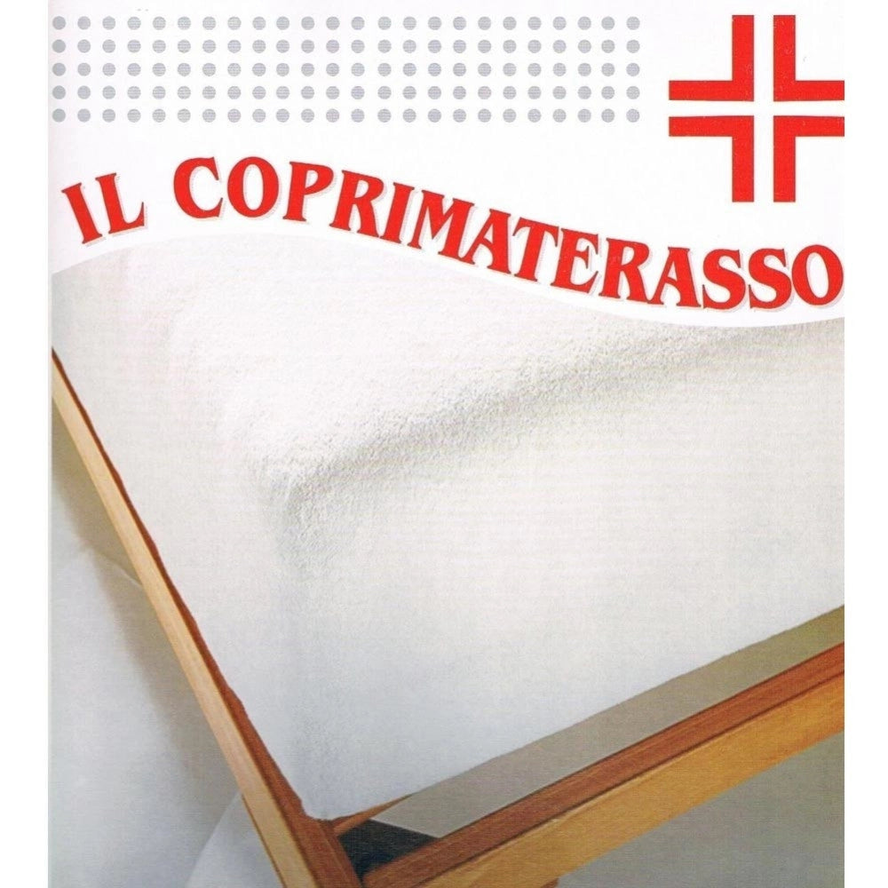 Trade Shop - Coprimaterasso Impermeabile 1 Piazza E Mezza Con Angoli Elastici 130x195cm -