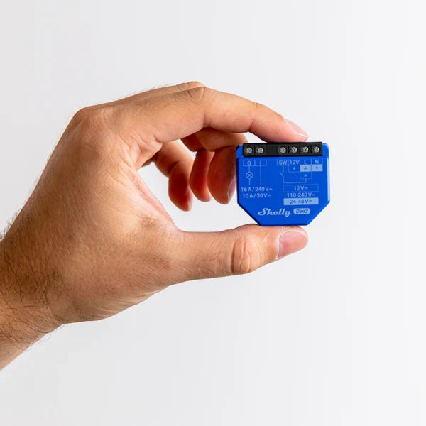 Shelly 1 Gen3, Interruttore relè WiFi intelligente, confezione da 4