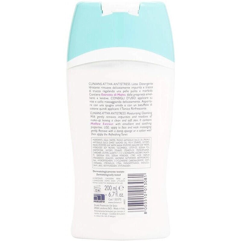 CLINIANS LATTE DETERGENTE ANTISTRESS DA 200 ML