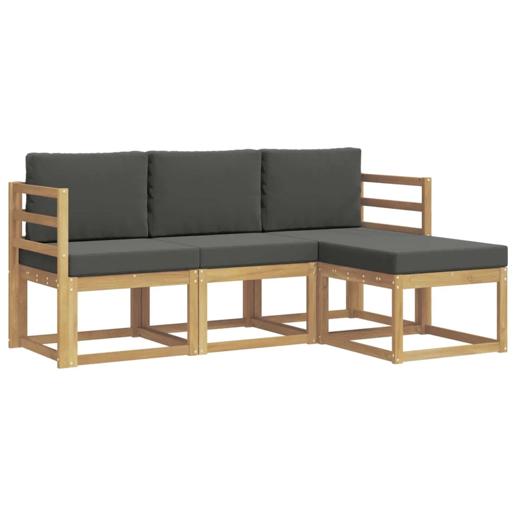 Set di divani da esterno 4 pz 3387441