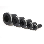 PASSASCAFO NERO  FILETTATO 1"