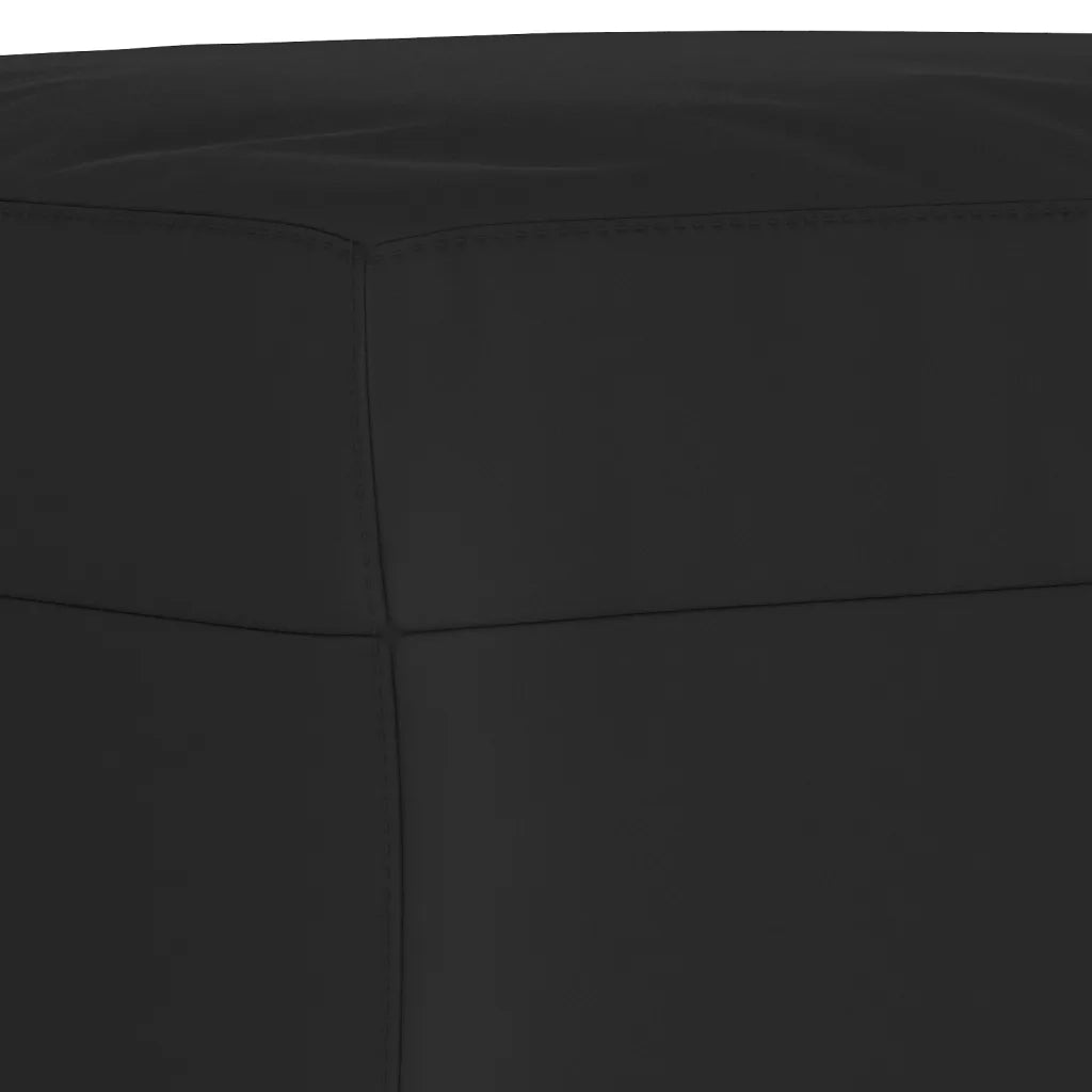 Panca Nera 70x35x41 cm in Microfibra 349448