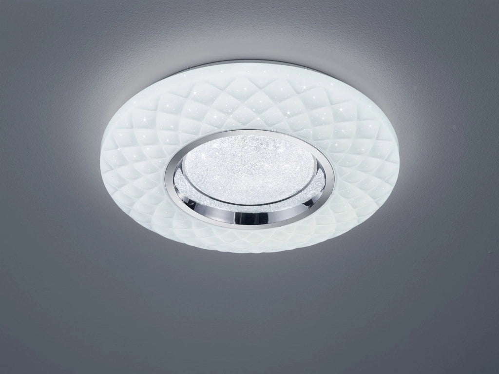Plafoniera RL Magnolia LED 22W 39cm bianca 2700-6000K
