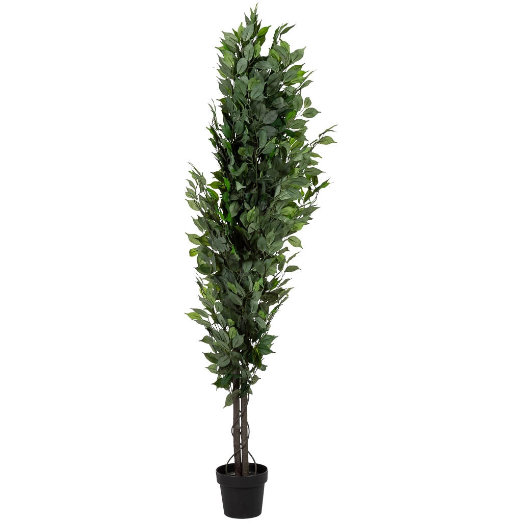 Banano artificiale decorativo verde 95x95x179