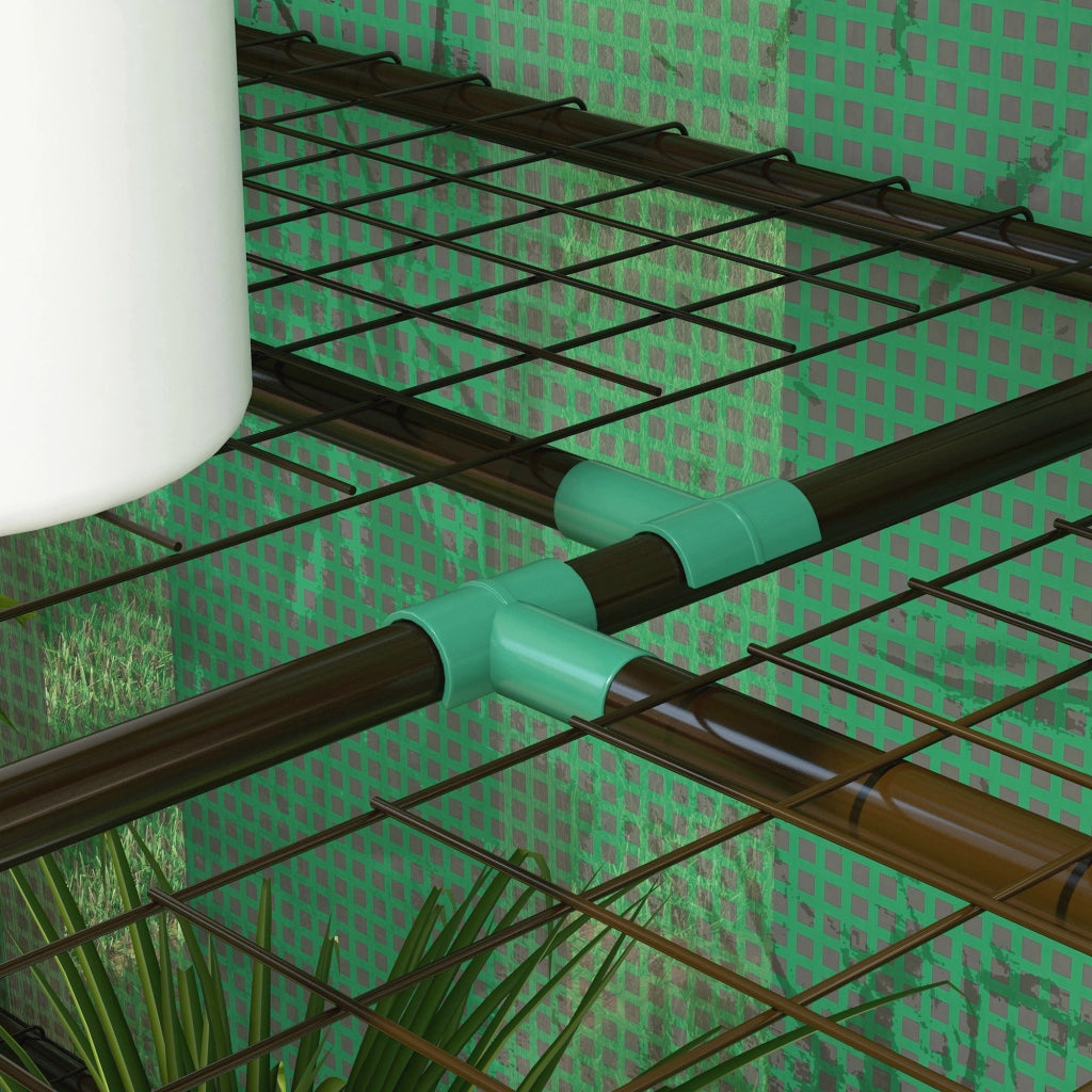 Serra da balcone 3 piani 6 ripiani ¨C Minimal ¨C verde plastica