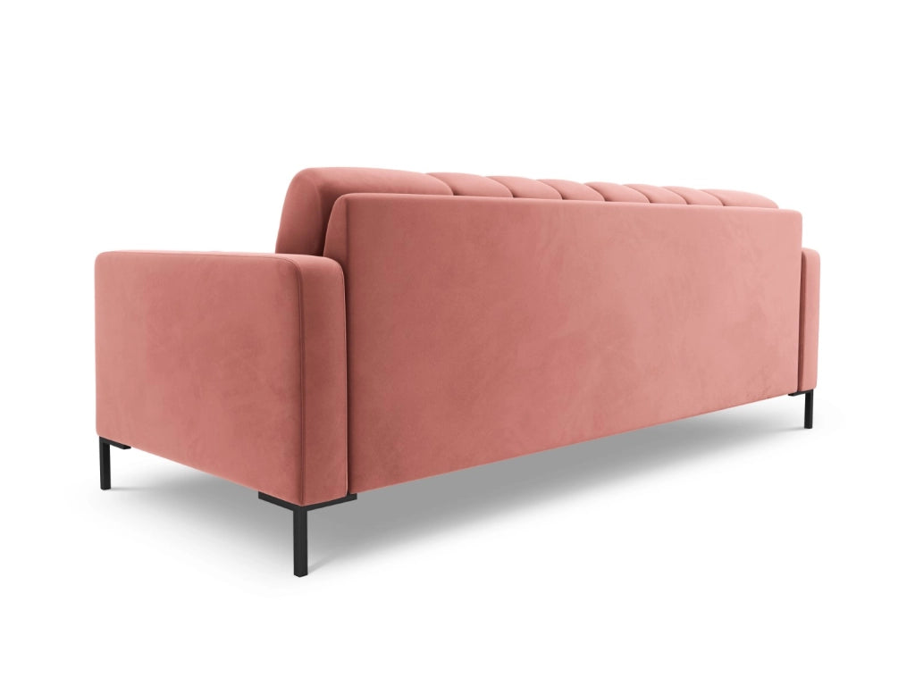 Cosmopolitan Design - Divano "Bali" 4 posti in velluto rosa 