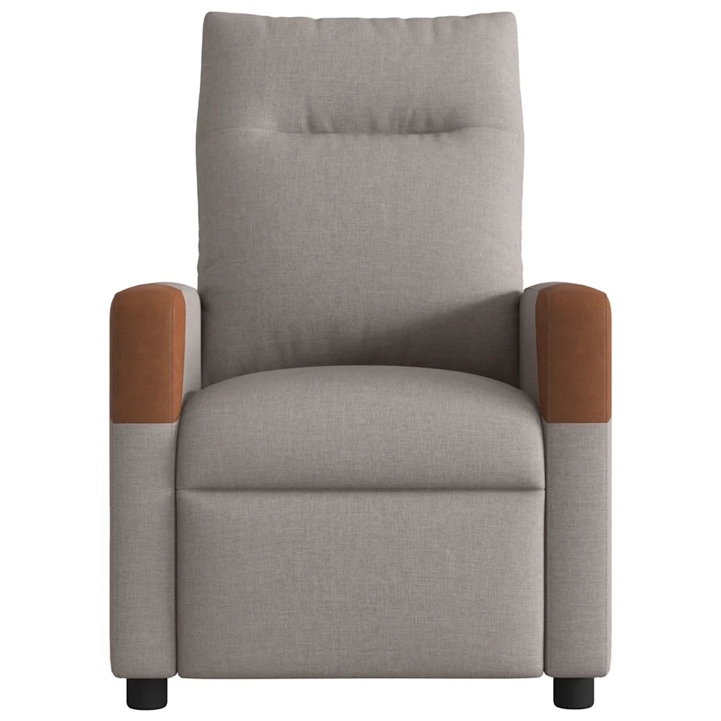 Poltrona Reclinabile in Tessuto Tortora 4104814
