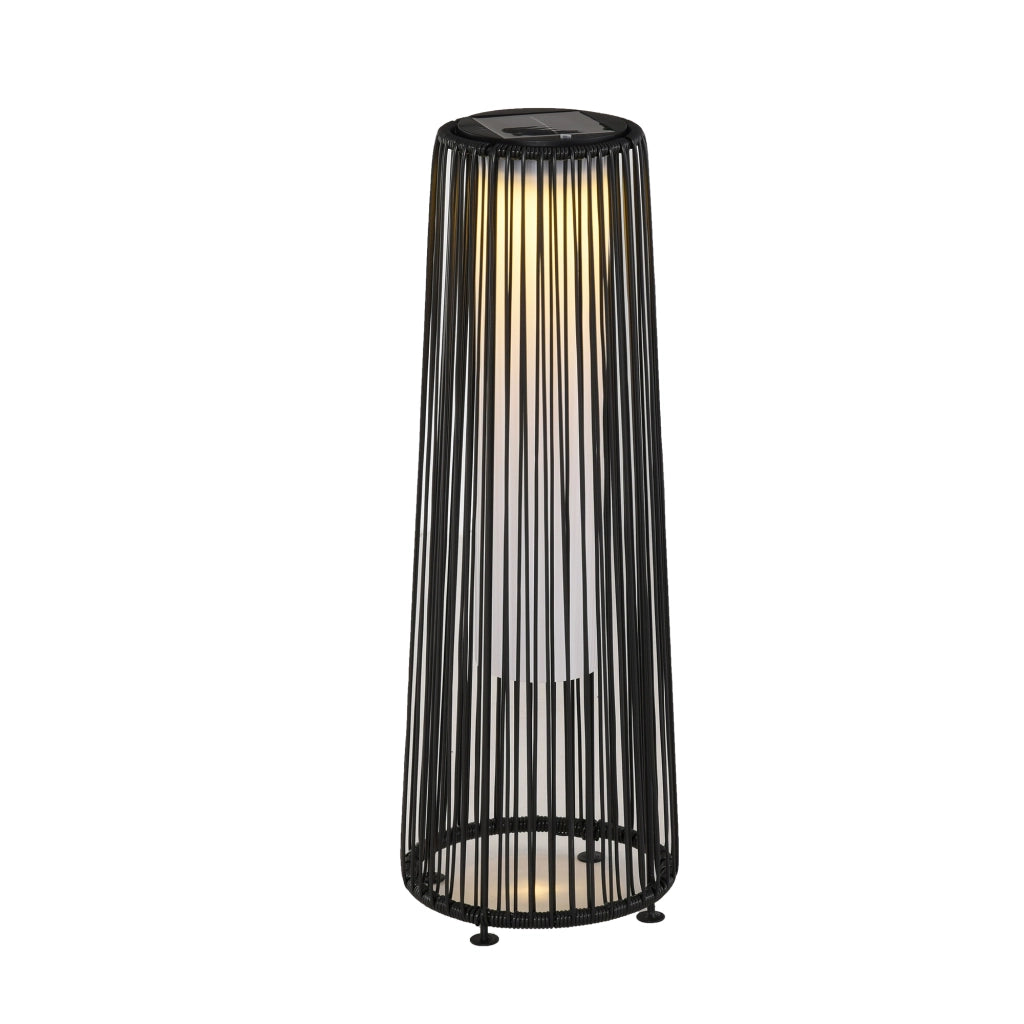 Lampada da giardino ¨C Minimal ¨C nero, resina, ? 21,5 x 61 cm