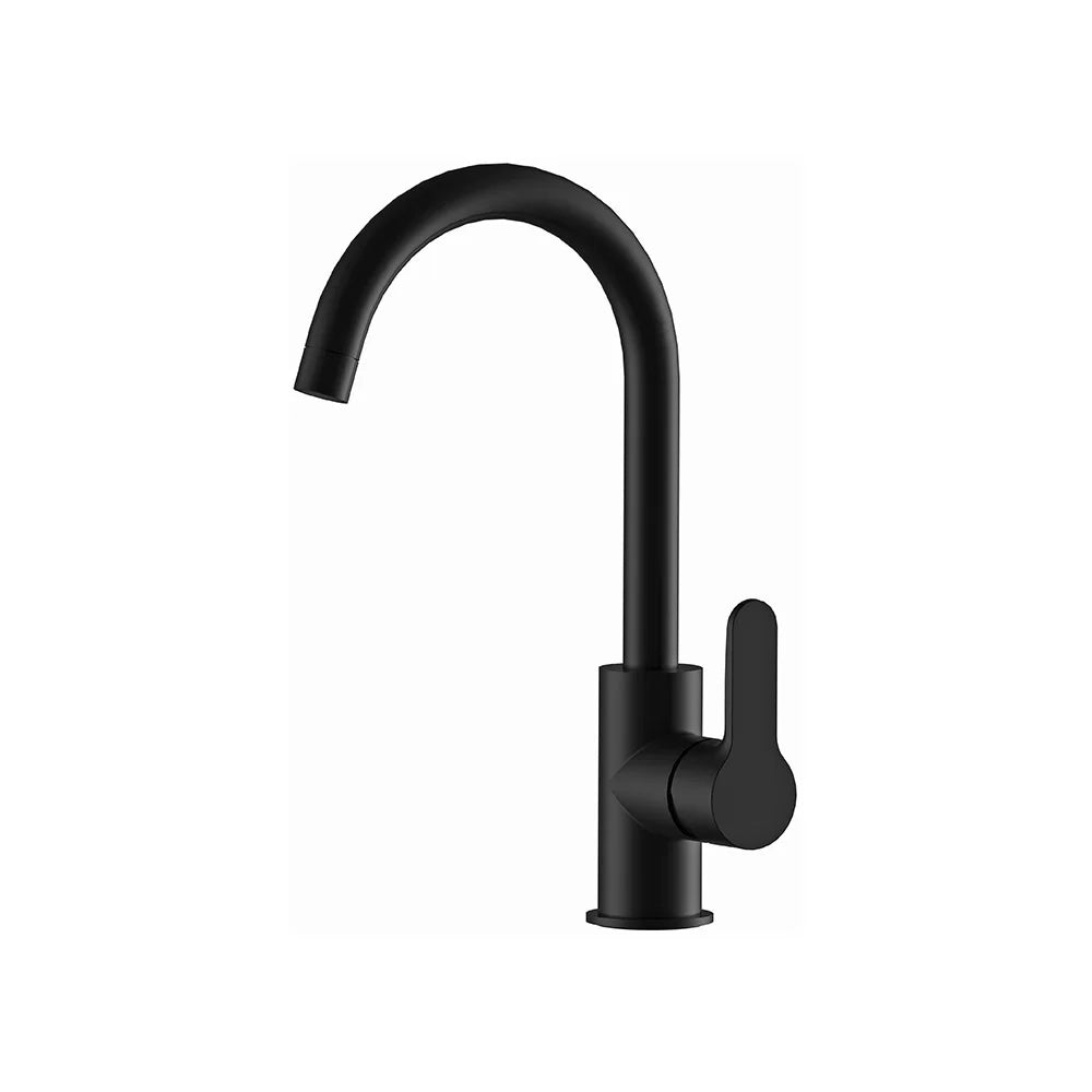Miscelatore lavello alto nero opaco serie Winner