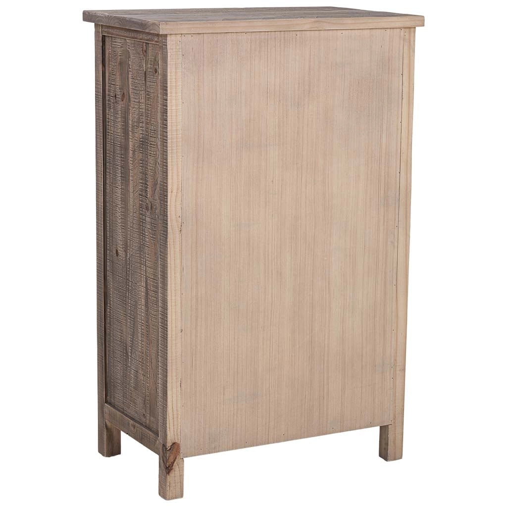 Cassettiera in legno marrone 65x40x103,5h cm