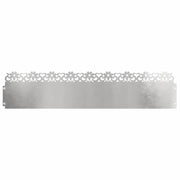 Bordure per prato 10 pz Argento 103 x 0,05 x 22 cm CFW3811218