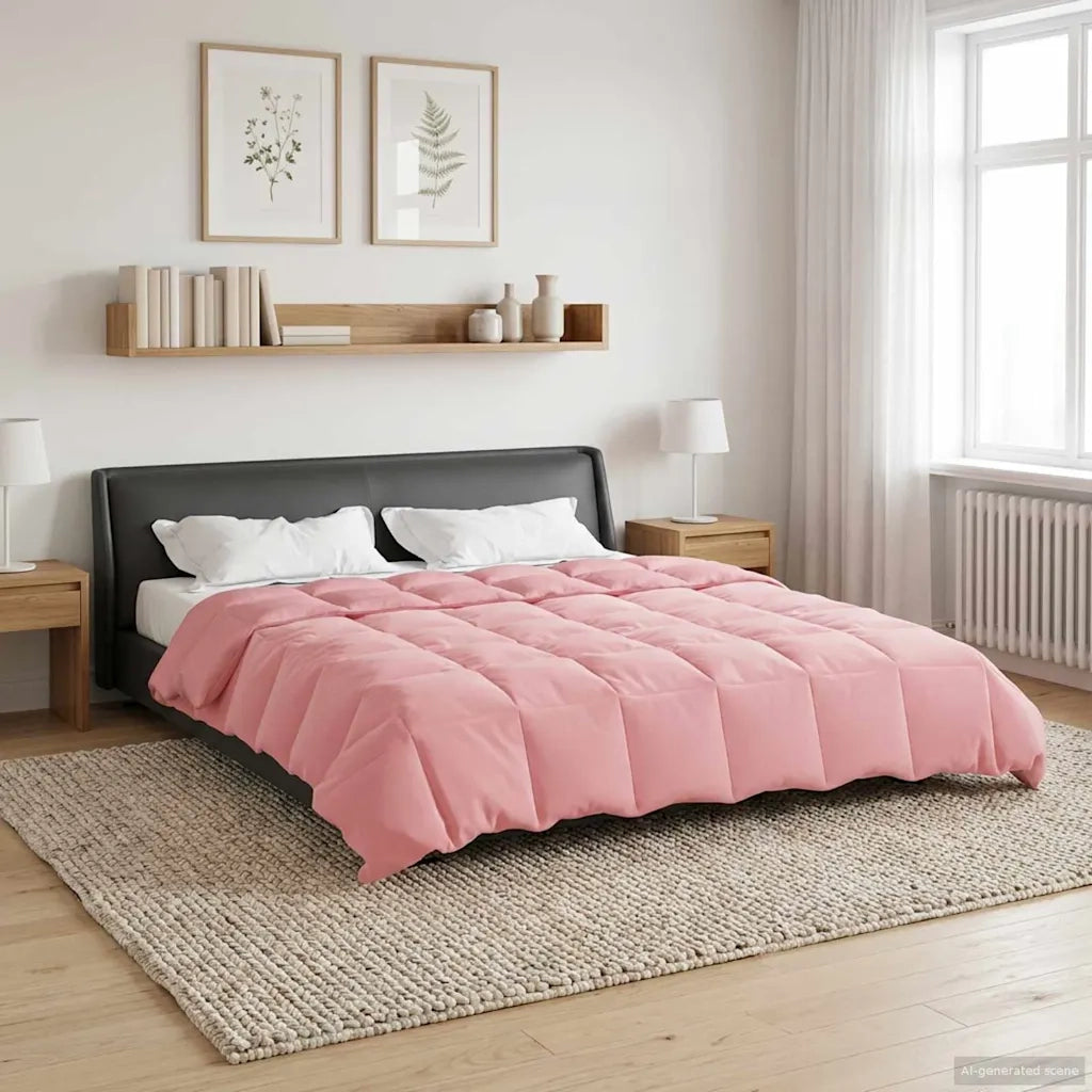 Piumone Completo Annuale Rosa 200 x 240 cm Microfibra 42026029