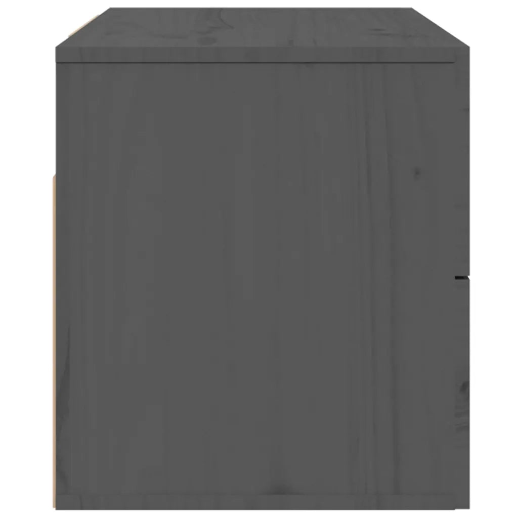 Comodini a Muro 2 pz Grigio 50x36x40 cm 820981