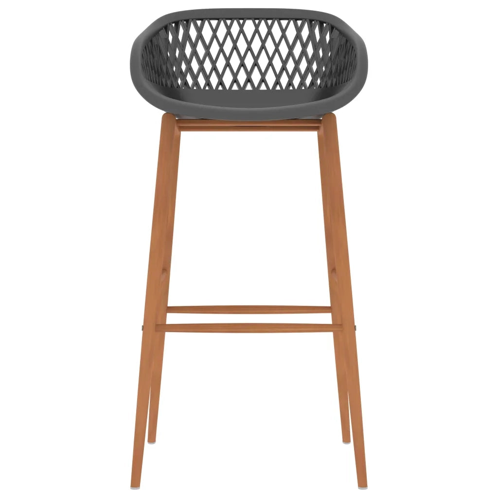 Set da Bar 5 pz Bianco e Grigio 3057436