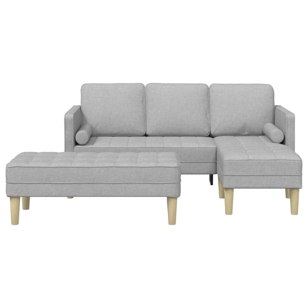 Set di divani 2 pz Grigio Nuvola Poliestere 3329261