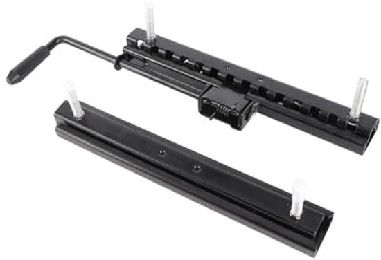 Montaggio universale per sedili di go-kart/ATV/UTV - Rail set regolabile - Rail di traslazione con chiusura - Manubrio comodo - Utilizzo stabile - Rail di traslazione per sedili con chiusura