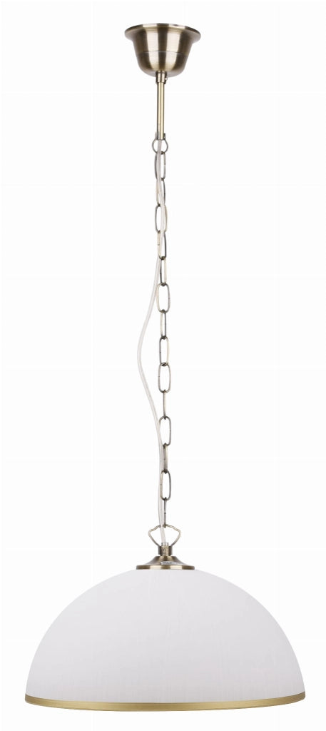 Lampada a sospensione Sugar Candellux Ø30 bianca E27