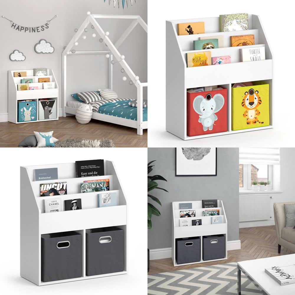 Vicco Libreria bambini Bianco 72 x 79 cm Senza box pieghevole