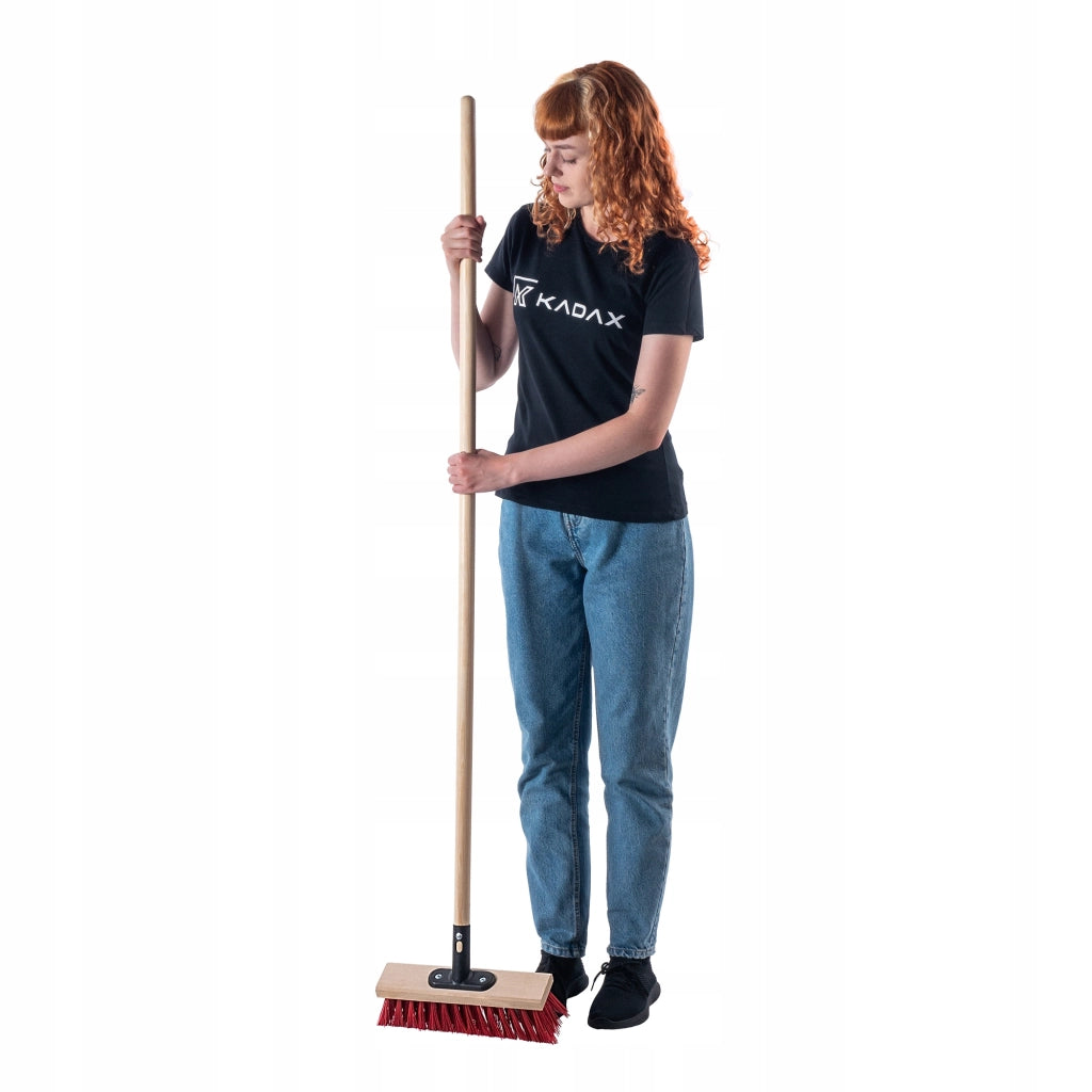 Scopa da giardino KADAX per spazzare strade e giardini, 30 cm