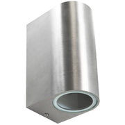 Applique esterna 2xGU10 su/giù satinata Boston Polux