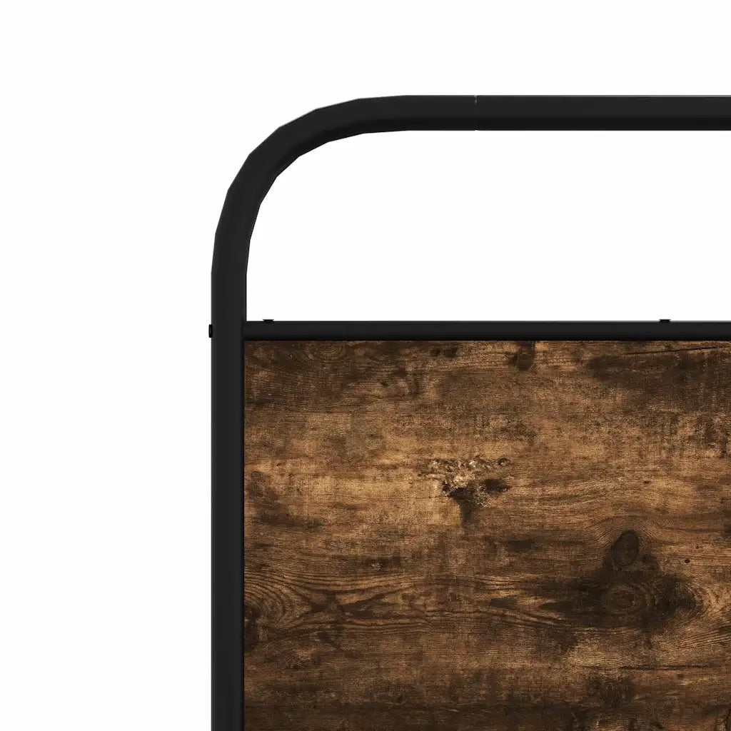 Testiera di Ricambio Rovere Fumo 80 cm in Acciaio e Legno Multistrato 4100236